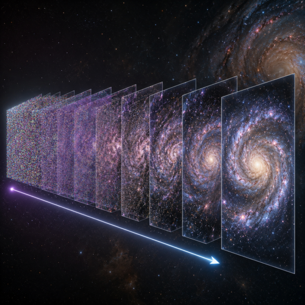 Modelos de difusión y galaxias